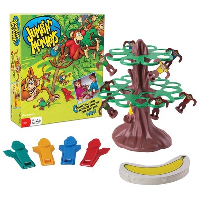 Pressman Jumpin’ Monkeys Game - Monkey Games for Kids 8-12, Toddler Games