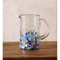 VivaTerra Riviera Recycled Glass Pitcher