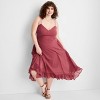 Women's Sleeveless Flutter Hem Maxi Dress - Future Collective - 3 of 3