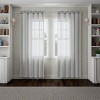 1-Inch Curtain Rod- Decorative End Cap Style Finials and Hardware- For Home Decor in Bedroom and Kitchen, 48-84-Inch by Hastings Home (Silver) - 2 of 4