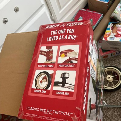 Radio flyer 10 hot sale red classic tricycle