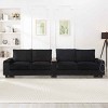 4-Seater Sofa Couch with Hidden Arm Storage, Sofa with USB Ports and Flip-Top Cup Holders, Corduroy Sofa with Plywood Frame-Cuddlewood - 3 of 4