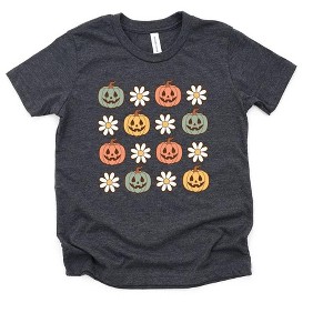 The Juniper Shop Pumpkin Daisies Kids Short Sleeve Tee - 1 of 2