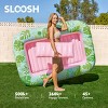 Pool Tanning Pool Floats Inflatable Adult Float Pool Outdoor Tanning Pool Tanning Bed Extra Large with 2 Drink Holders Pool Lounger - 2 of 4