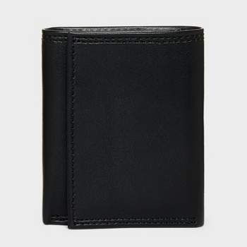 Men's RFID Trifold Wallet - Goodfellow & Co™ Black