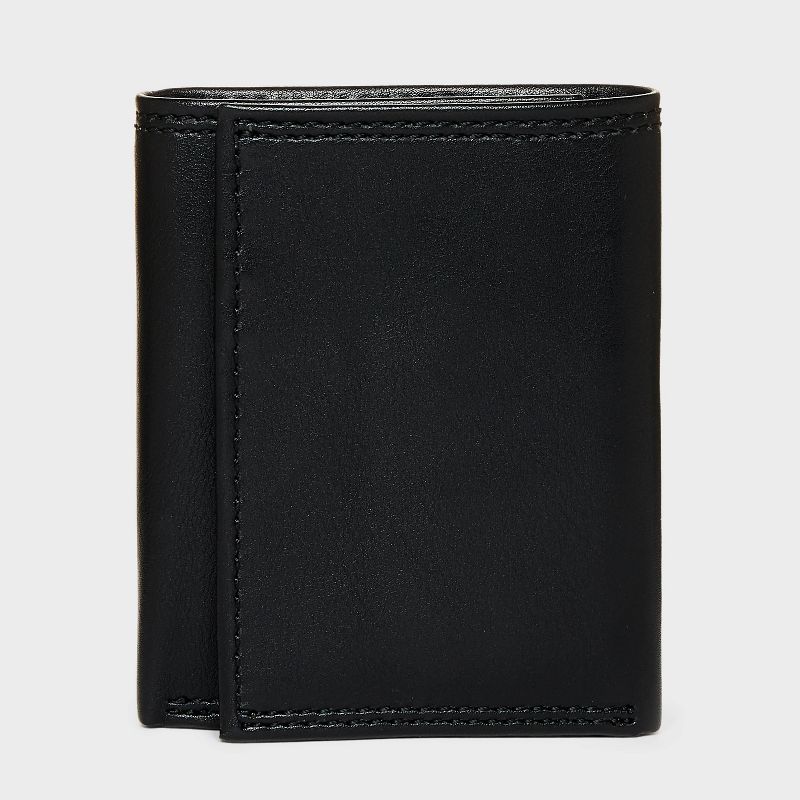 Men&#39;s RFID Trifold Wallet - Goodfellow &#38; Co&#8482; Black, 1 of 8