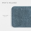 Plush Absorbent Bath Mat Rug with Anti-Skid Rubber Backing - Becky Cameron - 3 of 4