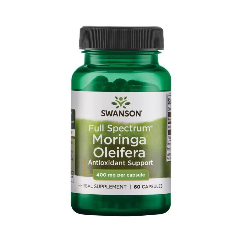 Swanson Herbal Supplements Full Spectrum Moringa Oleifera 400 mg Capsule 60ct, 1 of 7