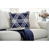 Liora Manne Frontporch Geometric Indoor/Outdoor Pillow.. - 2 of 4