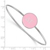 Black Bow Jewelry Sterling Silver Delta Gamma Greek Life Bangle Bracelet 8 Inch - 2 of 3