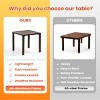 Pellebant Outdoor End Table Aluminum Square Patio Side Table - 4 of 4