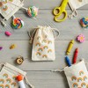 Juvale 12 Pack Small Canvas Party Favors Drawstring Gift Bags for Goodie Treat, Kids Rainbow Unicorn Birthday Party Supplies, 4x6 in - 2 of 4
