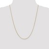 Black Bow Jewelry 1.55mm 14k Yellow Gold Solid Rolo Pendant Chain - 2 of 4
