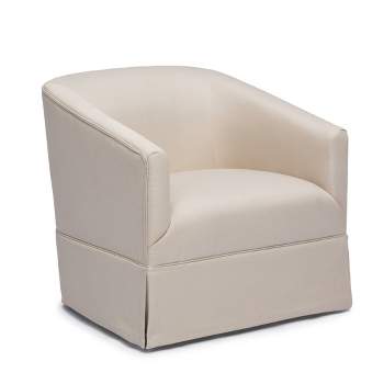 Comfort Pointe Elm Skirted Swivel Accent Chair