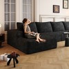 Dewdrop Cloud Sectional Couch Sofa ,Modern Modular Sofa with Deep Seat, Upholstered Couches for Living Room Bedroom,No Assembly Required - 3 of 4
