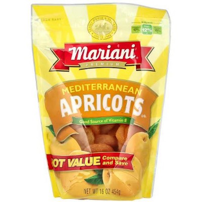 Mariani Dried Fruit, Mediterranean Apricots, 16 oz (454 g)
