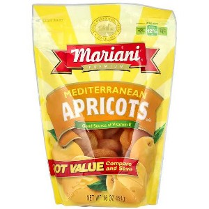 Mariani Dried Fruit, Mediterranean Apricots, 16 oz (454 g) - 1 of 2
