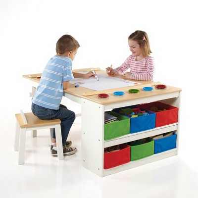 Kids' Arts and Activity Center White/Natural - Guidecraft