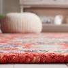 Blossom BLM470 Handmade Tufted Area Rug - Red/Ivory - 8' X 10' - Safavieh - 2 of 4