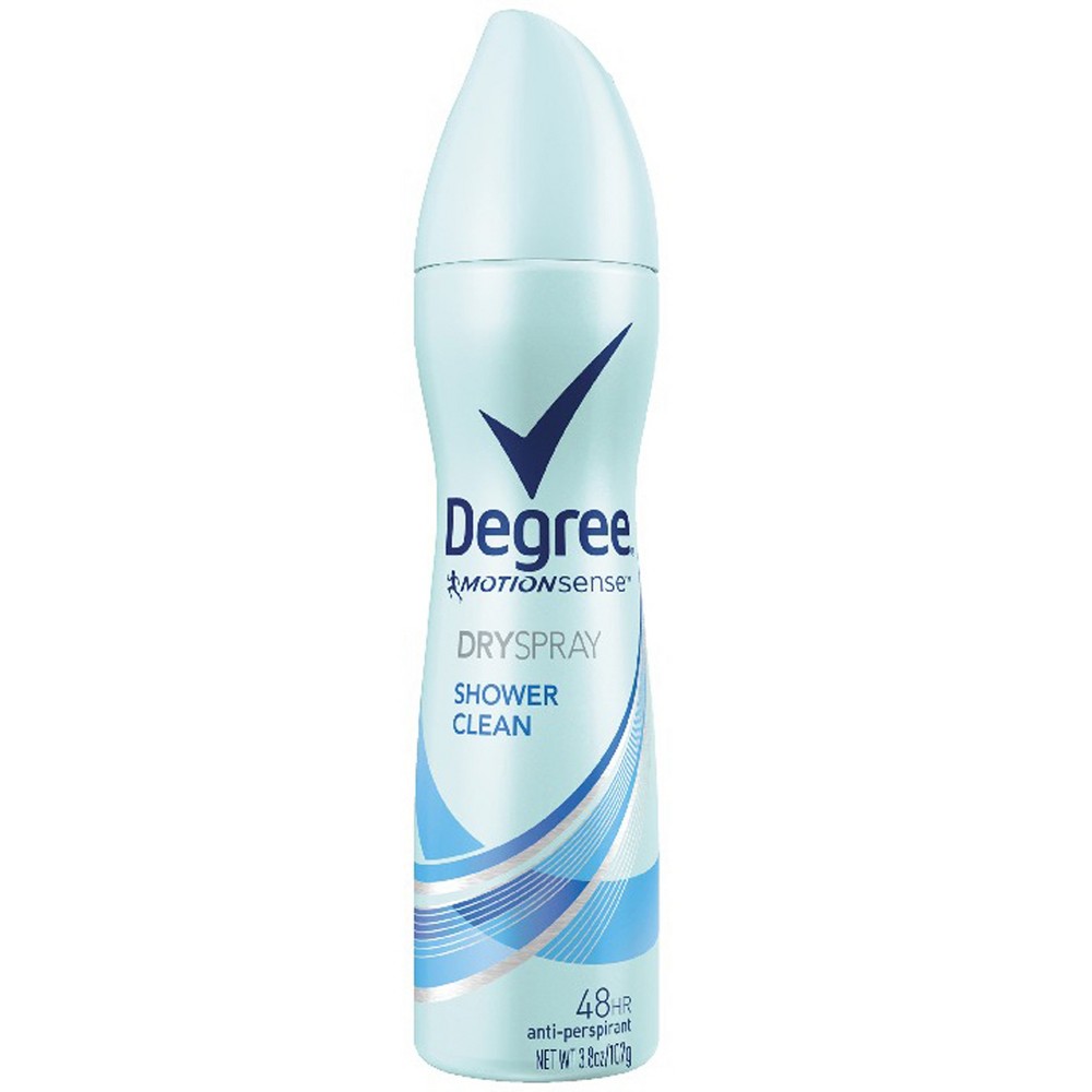 UPC 079400343086 product image for Degree MOTIONSENSE Shower Clean Dry Spray Antiperspirant 3.8oz | upcitemdb.com