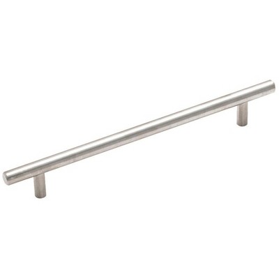 Amerock Bar Pulls 7-9/16 inch (192mm) Center-to-Center Sterling Nickel Cabinet Pull