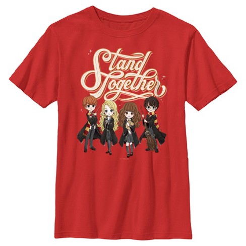 Boy's Harry Potter Stand Together Anime Friends T-Shirt - image 1 of 4