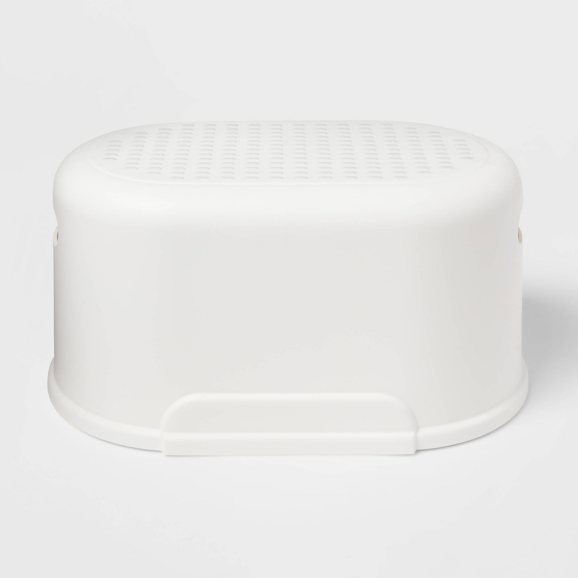 Single Kids' Step Stool - Pillowfort™: Toddler Bathroom Stool, Plastic, No Assembly, 145 lb Capacity, White