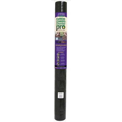 DeWitt Weed Barrier Pro 3 Ounce Landscape Ground Cover Fabric Roll, 4 x 100 Feet