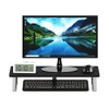 Furinno Modern Monitor Stand Laptop Riser Desktop Organizer Computer Stand Shelf,Americano - 2 of 4
