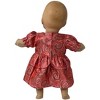 Doll Clothes Superstore Handmade Salmon Party Dress Fits 14-15 Inch Baby Dolls - 4 of 4
