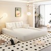 NicBex Human Dog Bed Foldable Sofa Bed Loveseat Couch with Pillows,Upholstered Futon Sofa for Living Room,Bedroom - 4 of 4