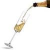 JoyJolt Claire Crystal Cylinder Champagne Glasses - Set of 2 Champagne Flutes - 5.7 oz - 3 of 4
