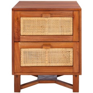Hedwig 2 Drawer Nightstand - NST4007 - Safavieh - 1 of 4