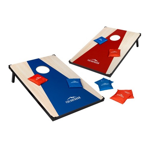 Driveway Games All Weather Indoor/outdoor Cornhole Game Set With 2 Target  Boards And 8 Bean Bags - Red : Target