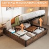 AMERLIFE Lift Up Storage Bed with Storage Underneath, No Headboard - 3 of 3