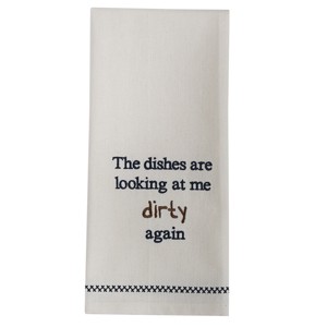 Park Designs Looking Dirty Sentiment Dishtowel Set of 2 - 1 of 3