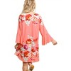 Women's Floral Print Bell Sleeve Mini Dress - umgee - 3 of 3