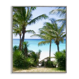 Stupell Industries Palm Trees Near Beach, 11" x 14" - 1 of 4