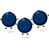 Girl's Design By Humans Cute happy blueberries purple cartoon illustration By thefrogfactory T-Shirt - 2 of 3