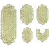Allure Collection Cotton Tufted Bath Rug Set Set of 5 - Home Weavers - 2 of 4