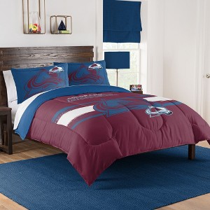 Sweet Home Collection NHL Colorado Avalanche Comforter & Pillow Sham Set - 1 of 3