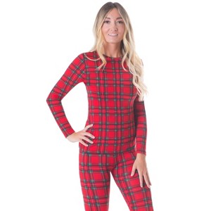 Rocky Women's Thermal Tops Long Johns Underwear Shirt Fleece Lined Base Layer Shirt, Tagless, Insulated For Outdoor Ski Warmth/Extreme Cold Pajamas - 1 of 4