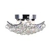 CWI Lighting Queen 4 Light Flush Mount With Chrome Finish - 3 of 4
