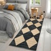 Washable Modern Geometric Non Slip Area Rugs, Indoor Contemporary Floor Carpet for Home Office - 4 of 4