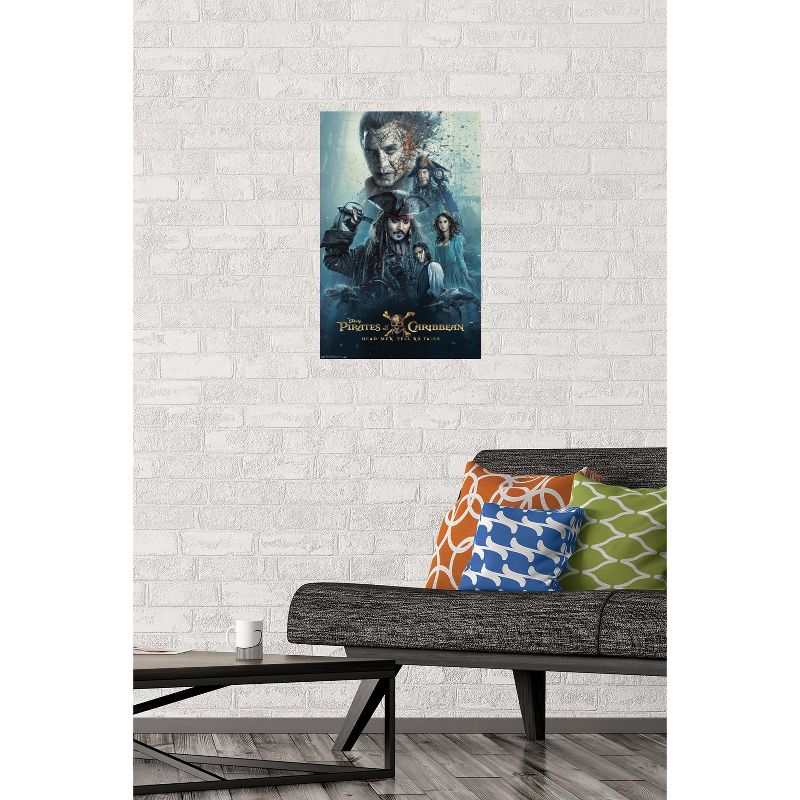 Trends International Disney Pirates of the Caribbean: Dead Men Tell No Tales - One Sheet Unframed Wall Poster Prints, 2 of 7