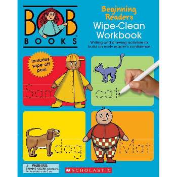 Bob Books - Wipe-Clean Workbook: Beginning Readers Phonics, Ages 4 and Up, Kindergarten (Stage 1: Starting to Read) - by  Lynn Maslen Kertell