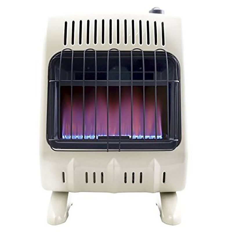 Mr. Heater Vent Free 10,000 BTU Blue Flame Multi 300 Square Feet Indoor Safe No Electricity Propane Space Heater, Tan, 1 of 7