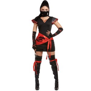 Dreamgirl Dark Ninja Women's Costume - 1 of 2