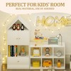 Vynxaria Children's Bookshelf: House-Shaped Design, Multi-Functional Storage for Books & Toys, Durable & Safe Organizer for Playroom or Bedroom - 2 of 4