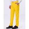 Lars Amadeus Men's Dress Business Classic Fit Flat Front Suit Trousers - 2 of 4